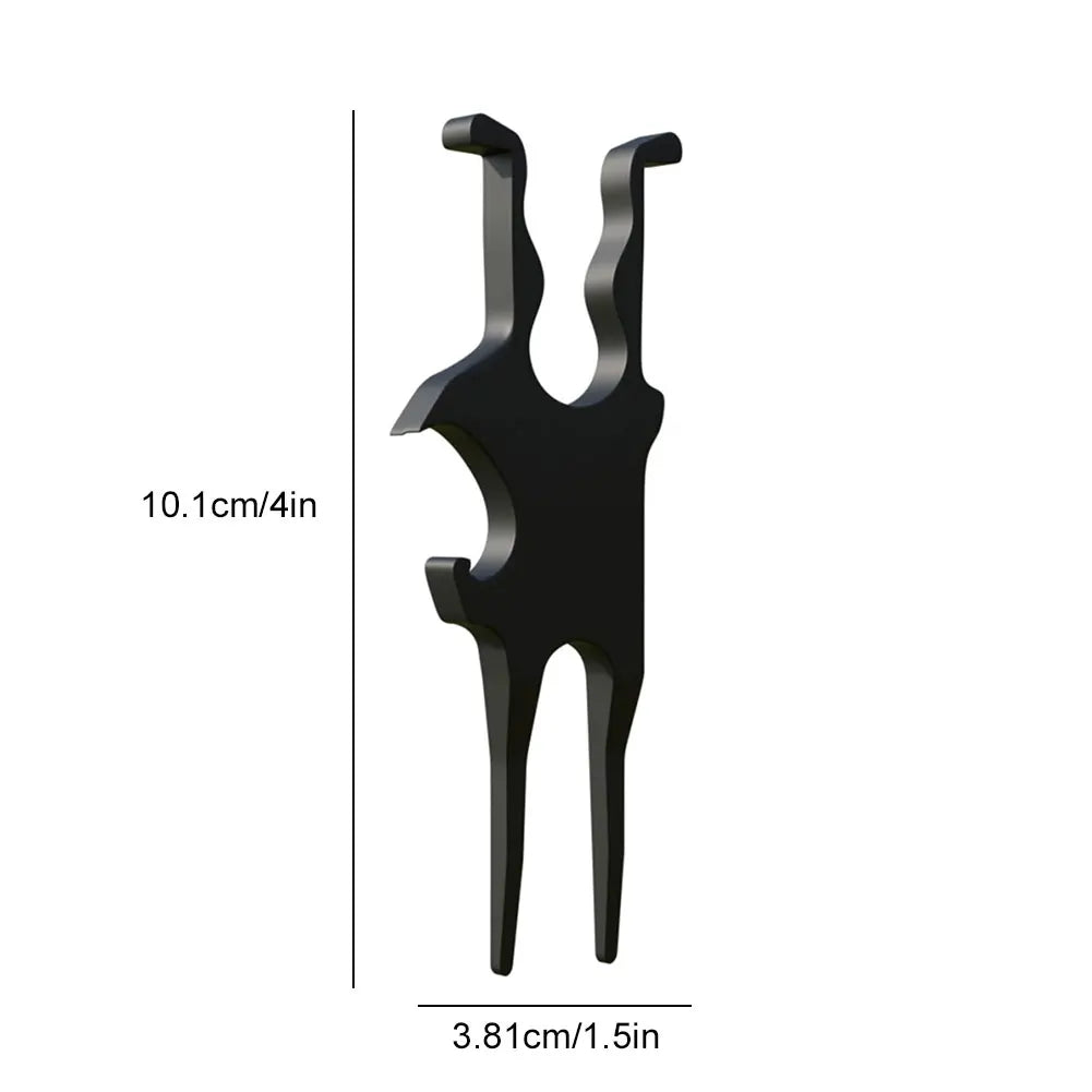 Golf Multi-Tool Universal Cigar Clip Beer Shotgun and Golf Divot Tool Magnetic Golf Cart Cigar Holder Clip Golf Cart Accessories