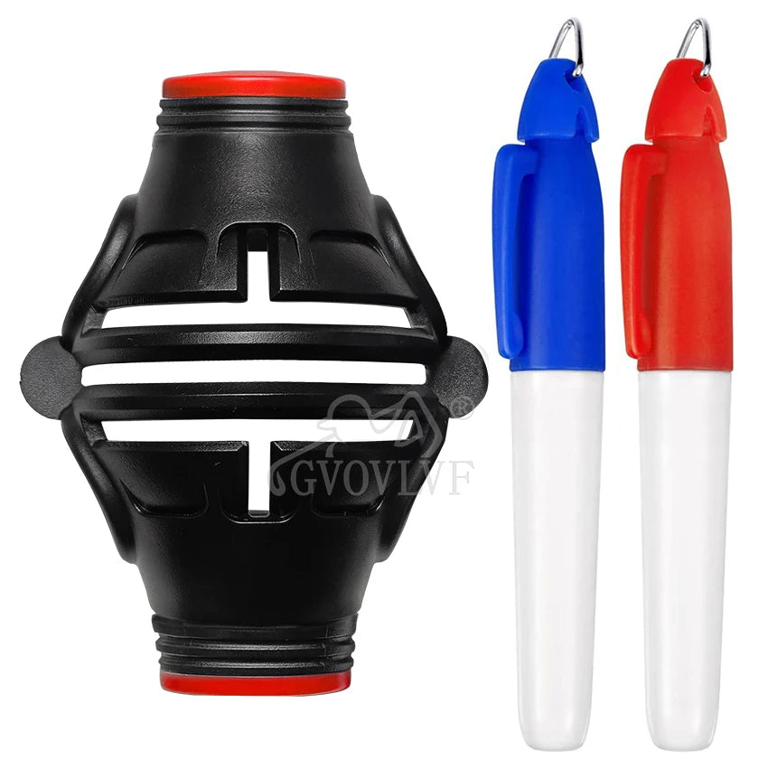 Golf Ball Marker High Precision Golf Ball Marker Golf Ball Liner Template Drawing Marking Alignment Tool Kit Professional