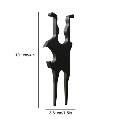 Golf Multi-Tool Universal Cigar Clip Beer Shotgun and Golf Divot Tool Magnetic Golf Cart Cigar Holder Clip Golf Cart Accessories